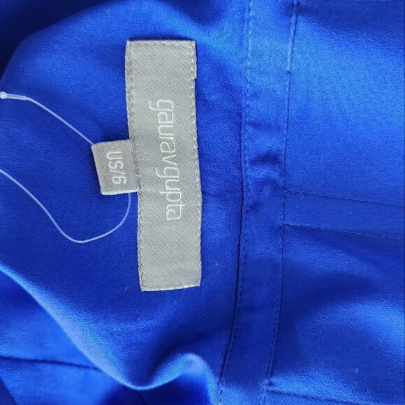 $4925 Gaurav Gupta Lightning Bead-Embellished Strapless Mini Dress- Size6 US - Picture 10 of 11